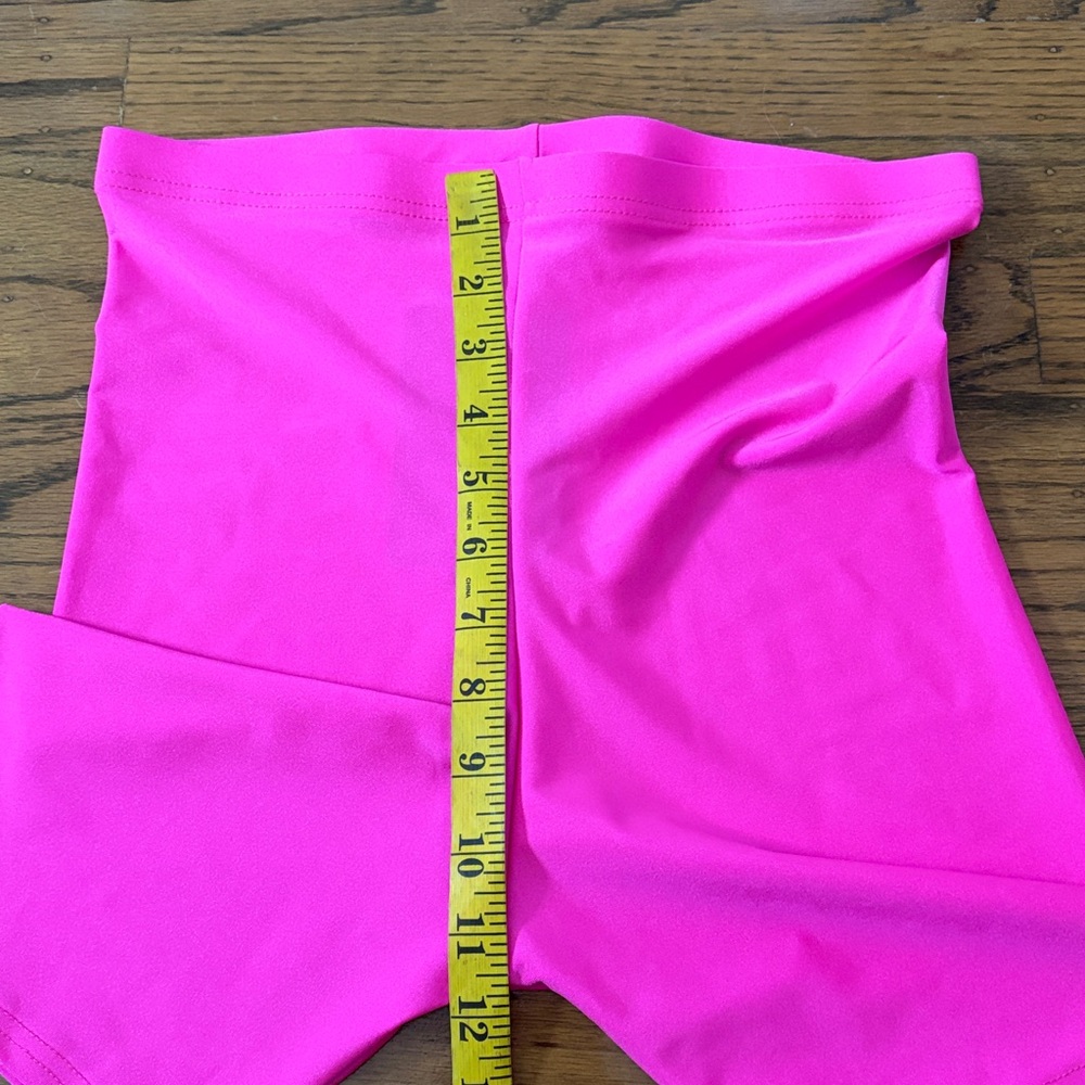 Pretty Little Thing Pink Neon Cycling Shorts Size 8 New With Tag - Picture 15 of 15